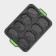 Silicone form for baking with perforation "buns", 34.5 × 23 × 2.5 cm, 8 cells (9.5 × 6.3 × 2.4 cm), color gray color