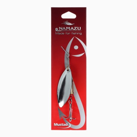 Spinning spinning namazu alleria, 11 g, silver color-1