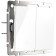 Two -clavy switch with self -return (white) W1122401