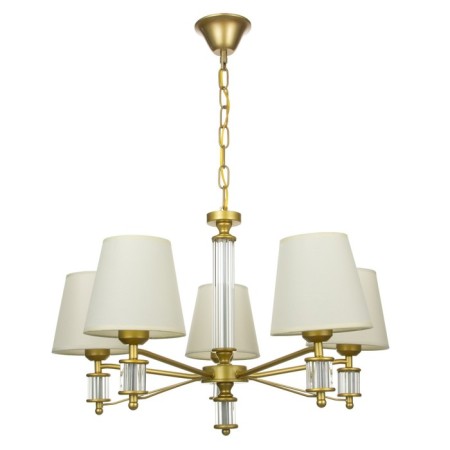 Chandelier 1091/5GD 40W E27 gold 60x60x38-78 cm Bayerlux
