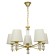 Chandelier 1091/5GD 40W E27 gold 60x60x38-78 cm Bayerlux