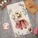 Kuzh. Etel towel "Happy Holidys" 40x70 cm, 100% HL, 190g/m2