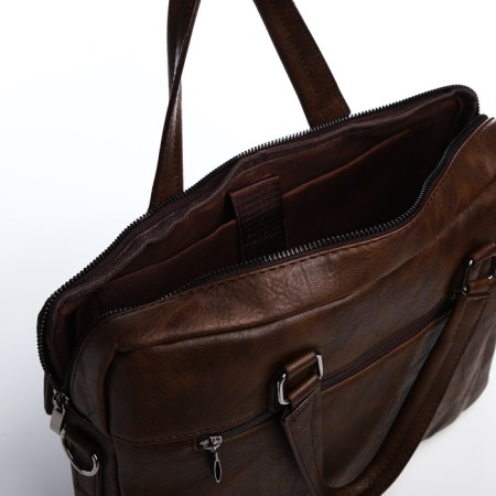 Male bag, terra Dever, brown color-4
