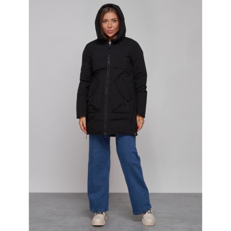 Winter jacket, size 46, black color-4