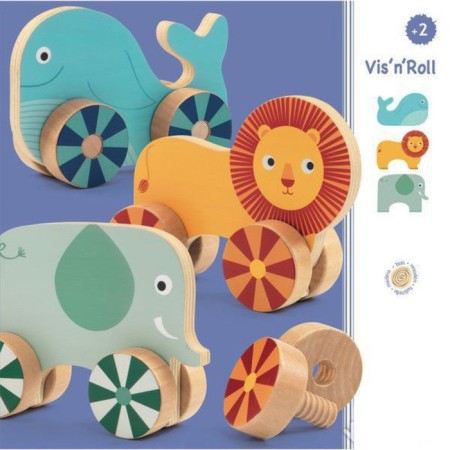Developing game Djeco screw the wheels
