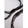 Bracelets "Demetrons" two halves, black-brown color, l = 12.5 cm