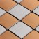 Self-adhesive panel 30*30cm soft, copper-silver cell