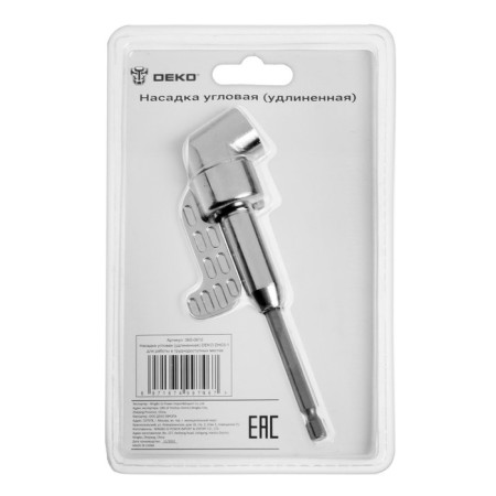Corner nozzle for a screwdriver Deko DH03-1, elongated, for work in hard-to-reach places-4
