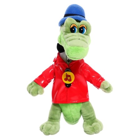 Soft toy "Crocodile Gena", 21 cm, music chip-1