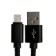 Lightning cable - usb, 2.1 a, nylon braid, 2 meters, black