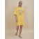 Women's dress, size XL, yellow color