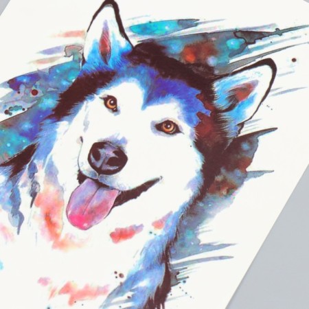 Tattoo on the body color "Husky" 21x14.8 cm-2