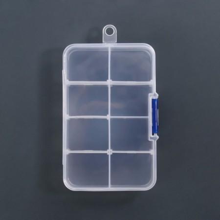 Organizer for decor, mobile cells, 8 cells, 10.5 × 7 × 2.4 cm, the color is transparent-6