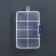 Organizer for decor, mobile cells, 8 cells, 10.5 × 7 × 2.4 cm, the color is transparent