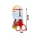 Chancellery scissors "Tropic", 13.5 cm, plastic handles, blister, hull mix