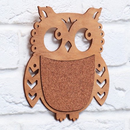 Camping board "Owl, 19.5 x 20 cm-1