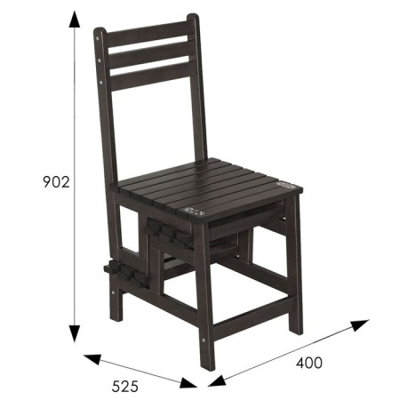 Stol-Stankoka Massive, 400x525x902, Wenge-1
