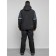 Male winter ski costume, size 48, dark gray color