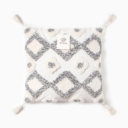 Pillowcase decorative Ethel Boho Style 45x45 cm, cotton-4