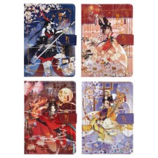 Gift notebook, A6+, 132 sheets, color block, with a stream on a magnet, PVC cover, 