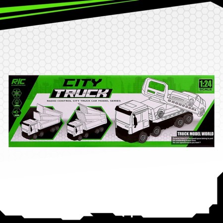 Radio -controlled “Self -Small” truck, works on batteries, lighting effects, scale 1:24, Mix color-9