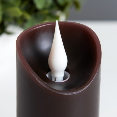 Nightmare "Black candle" LED 1W from batteries 2haa wenge 5x5x12cm Risalux-3
