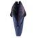 Business bag, lightning department, external pocket, blue color