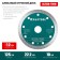 Diamond disk Kraftool 36685-125, ultra-thin, d = 22.2 mm, 125 x 1.2 mm