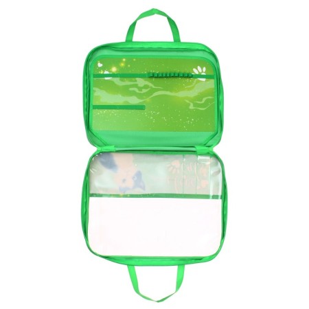 Labor folder A4, 335 x 260 x 60 mm, with handles, textile, PVC, PTR-111 "green-eyed"-3