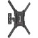 ARM Media LCD-403, up to 30 kg, 26-55 ", wall-mounted, turn and slope, black