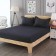 Sheet "Marmi", size 180x200x30 cm, black color