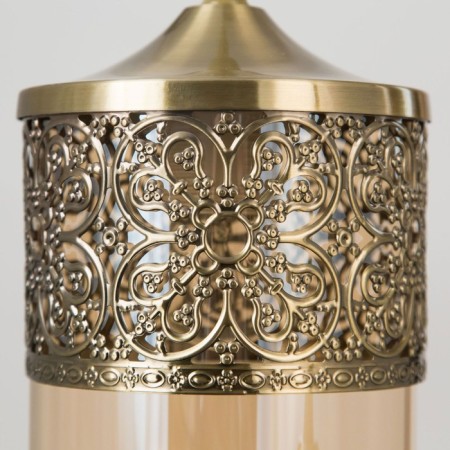Suspended lamp Citilux "Emir" CL467033, 30x30x120 cm, 3x75W, E27, brown color-3