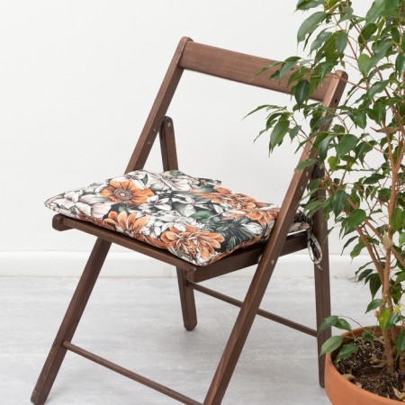 Siddle on the chair Ethel "Meadow Flower" 42x42 cm, 100% cotton, sarzha 190 g/m2-3