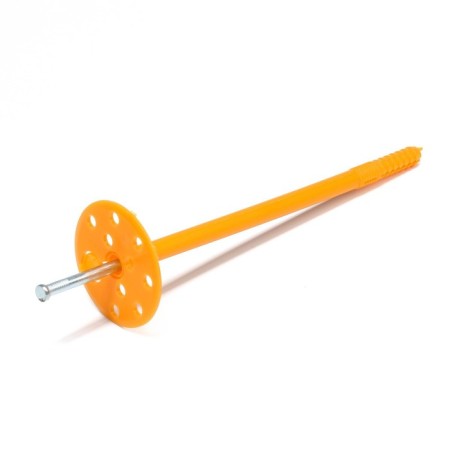 Dowel tundra, for insulation, with a metal nail, 10x200 mm, 50 pcs-3