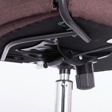 Office armchair Brabix "Flight ex-540", chrome, fabric, mesh, brown-9