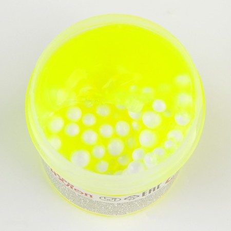 Slime, yellow, tube with balls, 40 g-2