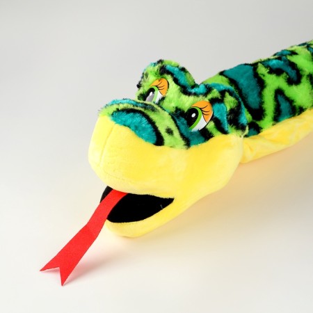Soft toy "Snake", 112 cm, green color-2