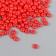 Glass beads 6/0 "coral-red" 15 grams