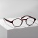 Ready glasses GA0185 (color: C1 coffee; diopter: +2.5; tint: no)