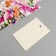 Cardboard "watercolor flowers" set 10 pcs (5 types) 4x6 cm