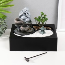 The desktop fountain from the network, backlight 