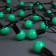 Garland “thread” 10 m with nozzles “balls 2.5 cm”, IP44, dark thread, 100 LED, green glow, 8 modes, 220 V