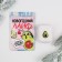 Case for wireless headphones for the New Year "New Year's Life", 5.5 x 4.7 cm