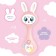 Musical toy "Favorite Bunny", sound, light, pink color