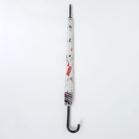 Umbrella - a semiautomatic “peonies” cane, Eponge, 8 spokes, r = 51 cm, color mix-4