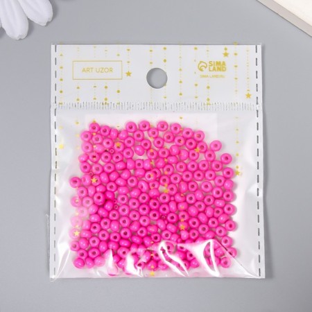 Glass beads 6/0 "Magenta" 15 g-2