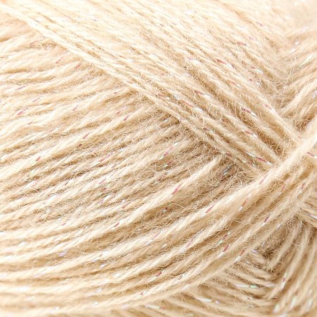 Yarn "Angora Gold Simli" 75% acrylic, 20% wool, 5% metallic 500m/100g (67 milk)-2