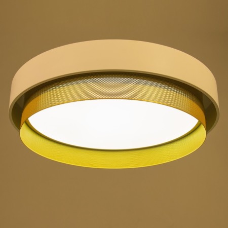 Luer with PDU "Rego" LED 120W 3000-6000k White-gold 50x50x10 cm Bayerlux-3