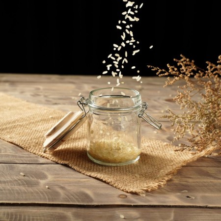 Glass jar for spices with Eco Buggel Castle, 200 ml, 9 × 6.5 × 9.5 cm-4