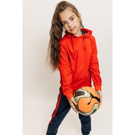 Sports suit for girls ise, height 122-128 cm, red color, blue-10